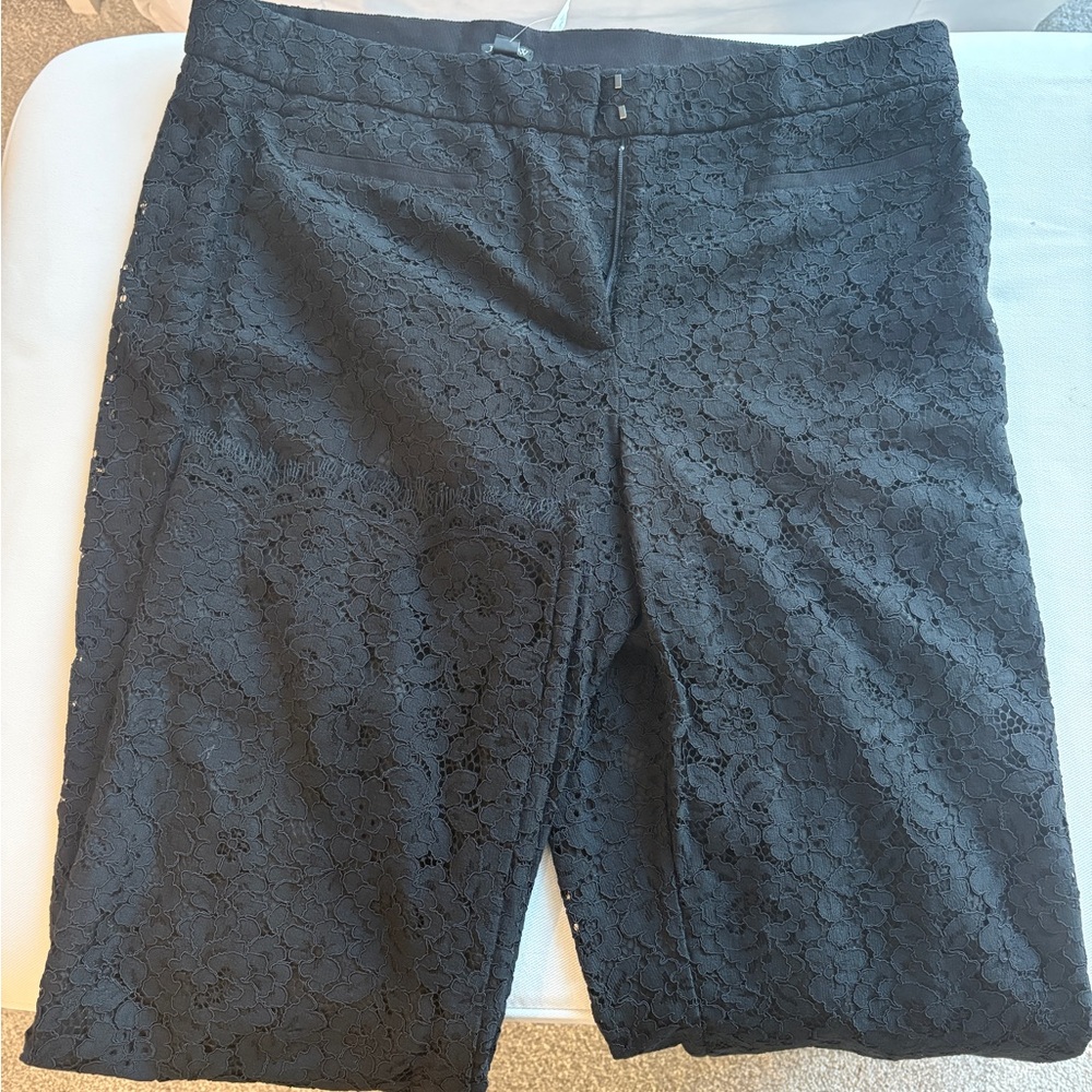 Black Lace Women's Dress Pants